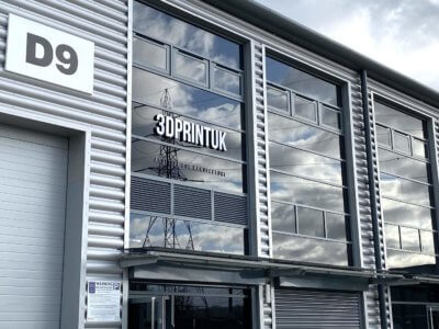 Firmengebäude von 3DPRINTUK in London