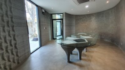 Innenansicht des 3D-gedruckten Gebäudes