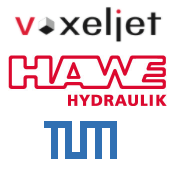 voxeljet HAWE und die Technische Universität München kooperieren beim 3D-Druck Logo voxeljet HAWE und TUM