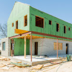 3D-gedrucktes Haus im Bauprozess