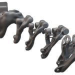 3D-gedruckte Komponente