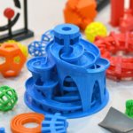 Kugelbahn aus dem 3D-Drucker