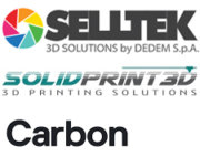 Selltek, Solid Print3D und Carbon Logos
