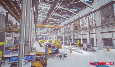 3D-Druck-Simulator Ansicht Fabrik