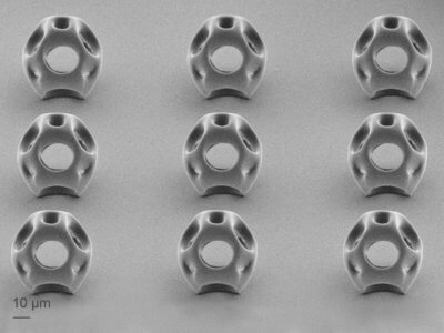 3D-gedrucktes Oktaeder-Array