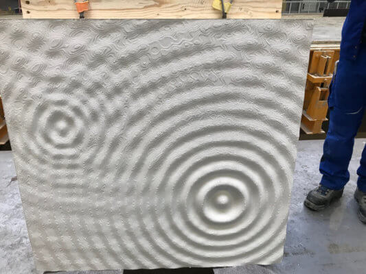 3D-gedruckte Waterdrop-Fassade