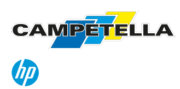 Campetella Robotic Center und HP Logos