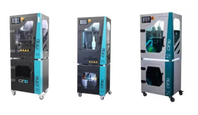 CR-3D C1, CR-3D C1-Xtend und CR-3D C2-IDEX 3D-Drucker