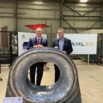 Großes Metallteil aus dem 3D-Drucker
