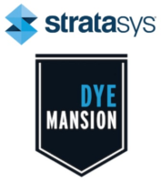 Stratasys und DyeMansion kooperieren beim 3D-Druck Stratasys DyeMansion Logo