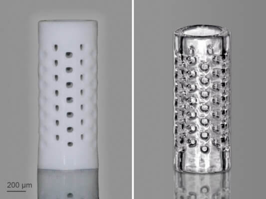 Grünling vs. Glas-Objekt