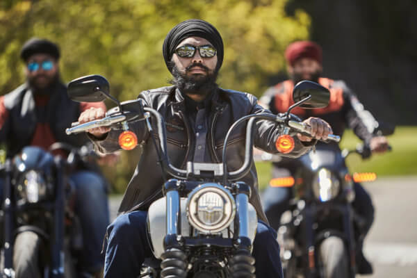 Sikh auf Motorrädern