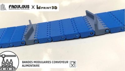 3D-gedrucktes Lebensmittelförderband