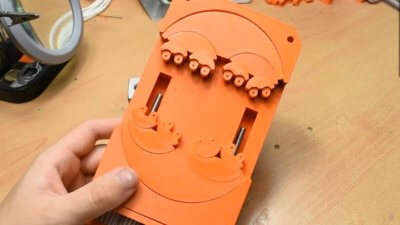 3D-Druck-Schraubstock mit zwei Schrauben