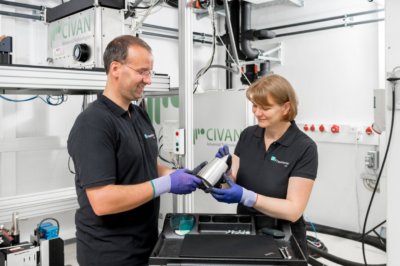 Forscher vor CIVAN-System