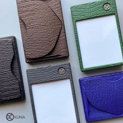3D-gedruckte Mini-Wallets mit Details
