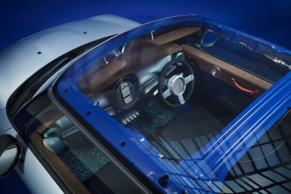 Panoramadach aus recyceltem Plexiglas