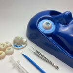 3D-Druck-Augenmodell mit Werkzeug