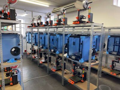 3D-Drucker bei Red Cup Village