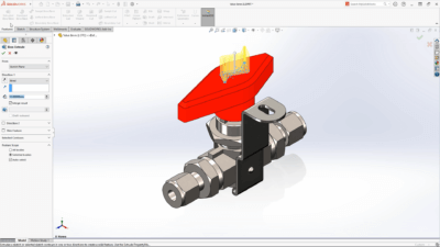 Screenshot SOLIDWORKS 2022 Hybrid Modeling