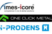 imes-icore, One Click Metal und i-PRODENS Logos