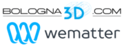 Logo Wematter und Bologna 3D