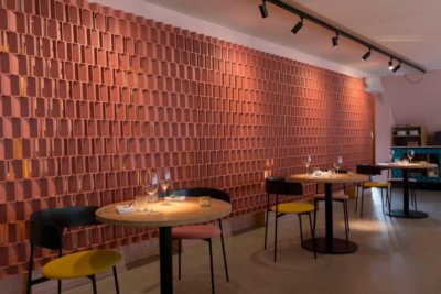 3D-gedruckter Raumteiler als Wanddeko