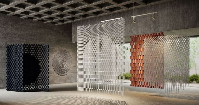 Beispiele für 3D-gedruckte Raumteiler