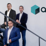 AMT Senior Management Team -Top LR: Luis Folgar (EVP Americas) und Joseph Crabtree (CEO & Gründer). Unten LR: Manish Dev (CFO/COO) und Viktor Pap-Kovacs (CTO)