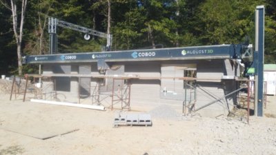 3D-Druck mit BOD2 bei Hausbau