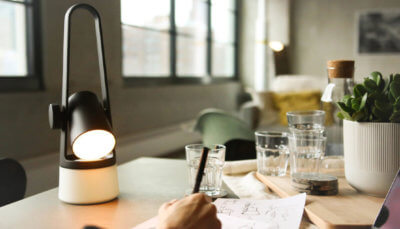 3D-gedruckte Arbeitsleuchte von Gantri