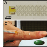 Elektrodenpflaster und taktiler Sensor