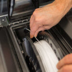 Filamentrolle in 3D-Drucker