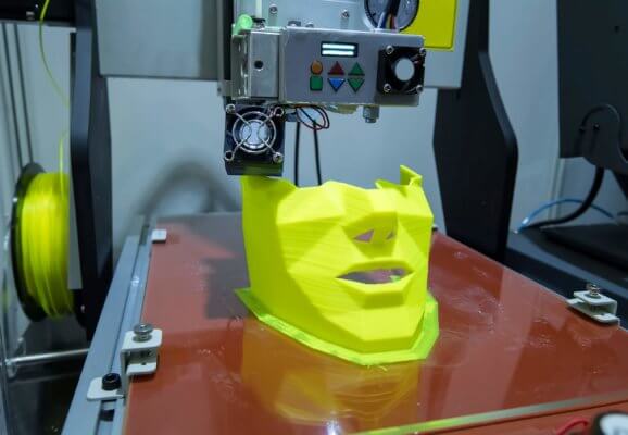 Gesicht aus dem 3D-Drucker