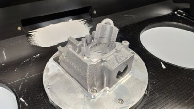 3D-gedrucktes Bauteil aus Aluminium