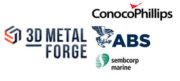 Logos 3D Metalforge, ConocoPhillips, ABS und Sembcorp Marine