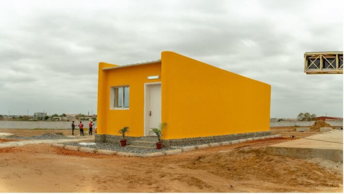 3D-gedrucktes Haus in Angola