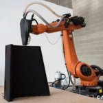 3D-Druck-Objekt und Roboterarm