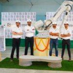 3D-Drucker, Team und 3D-Druck-Objekt