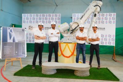 3D-Drucker, Team und 3D-Druck-Objekt