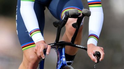 Ganna auf Bike (Ansicht Polsterung)