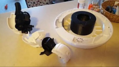 3D-gedruckte Komponenten der GLaDOS von Bogey01