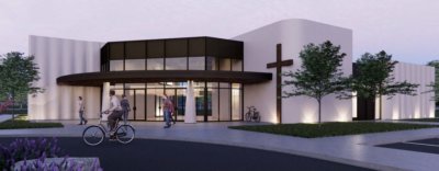 3D-Druck-Kirche Rendering