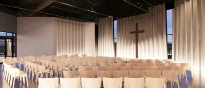 3D-gedruckte Kirche Innenräume