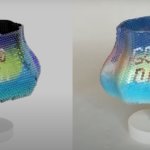 Lampenschirm gerendert und gedruckt