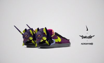 Schuhclip mit Evangelion-Theme