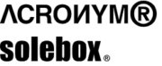 ACRONYM und solebox Logos