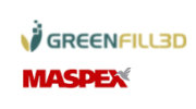 GREENFILL3D und MASPEX Logos
