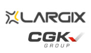 Largix und CGK Group Logos