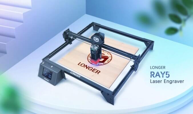 LONGER RAY 5 Lasergravur und -Schnitt